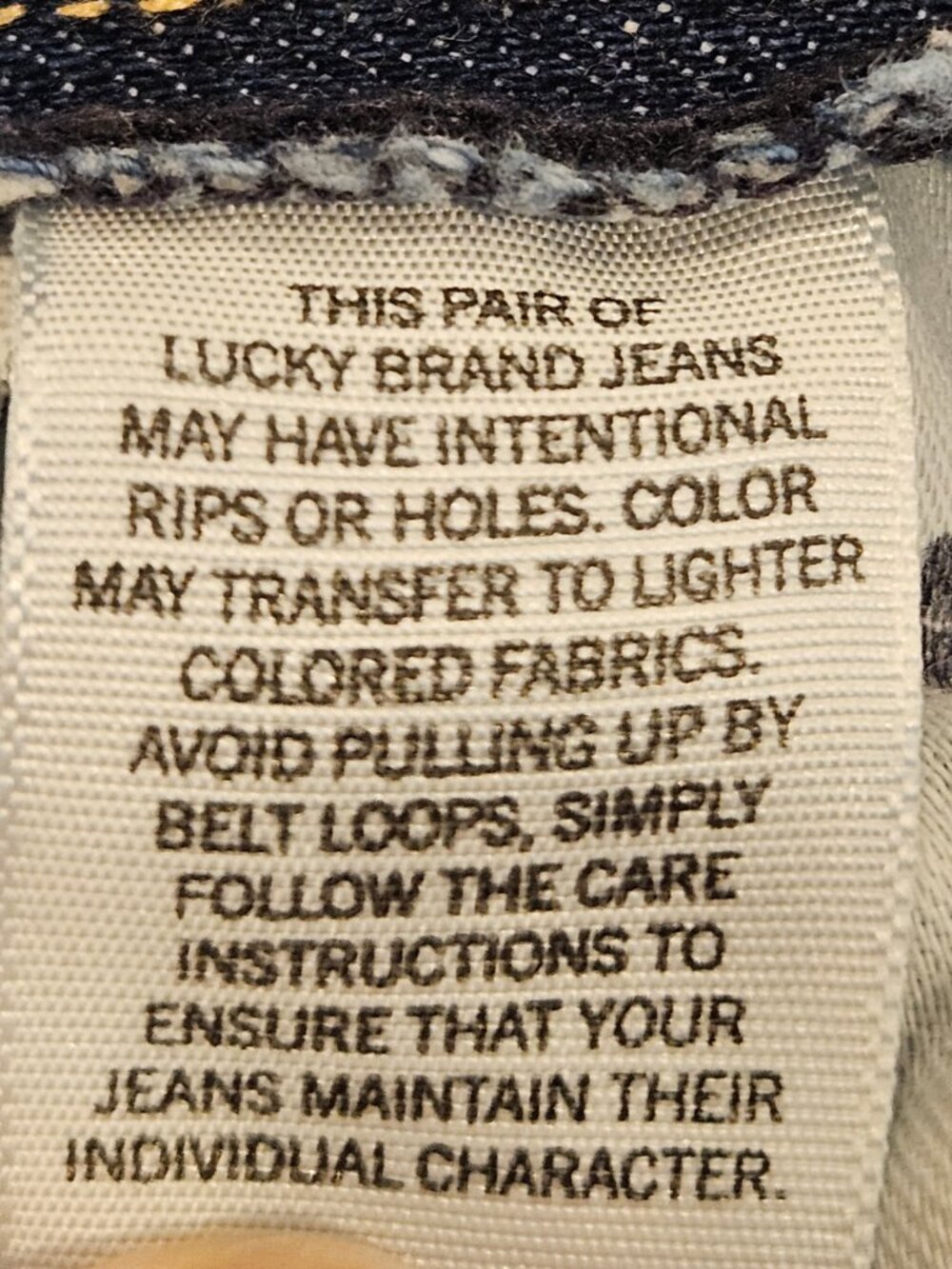 Lucky Brand Sweet N Straight Jeans Blue Mid Low Rise Stretch Size 10 / 30 R - Picture 11 of 15